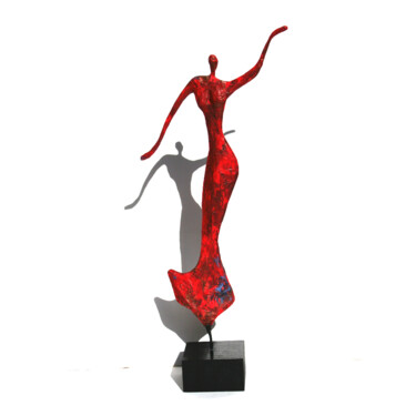 Sculpture intitulée "Sculpture danseuse…" par Vanessa Renoux, Œuvre d'art originale, Papier