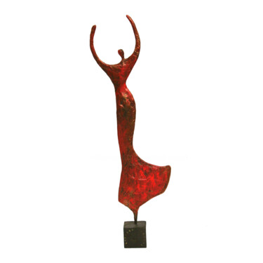Скульптура под названием "Petite danseuse rou…" - Vanessa Renoux, Подлинное произведение искусства, Бумага