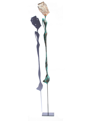 Escultura titulada "Grande femme longil…" por Vanessa Renoux, Obra de arte original, Metales