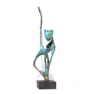 Rzeźba zatytułowany „Sculpture de Chat a…” autorstwa Vanessa Renoux, Oryginalna praca, Metale