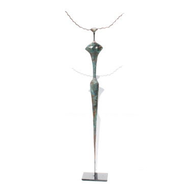 Skulptur mit dem Titel "Déesse Bélier, scul…" von Vanessa Renoux, Original-Kunstwerk, Bronze