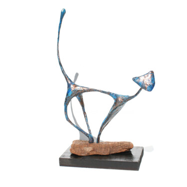 Sculpture titled "Sculpture petit cha…" by Vanessa Renoux, Original Artwork, Bronze