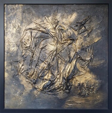 Pittura intitolato "Turn off the Sun" da Vanja Zanze, Opera d'arte originale, Acrilico Montato su Cartone