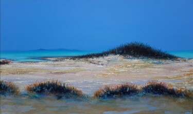 Peinture intitulée "Le dune di Naxos" par Vanni 3.14, Œuvre d'art originale, Huile