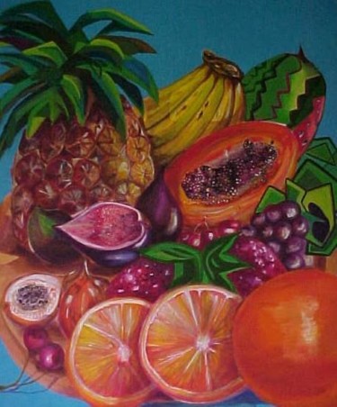 Pintura titulada "Frutero" por Lucy Varon, Obra de arte original, Otro