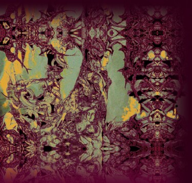 「Тайны глубин」というタイトルのデジタルアーツ Varu Kadisによって, オリジナルのアートワーク, 2Dデジタルワーク