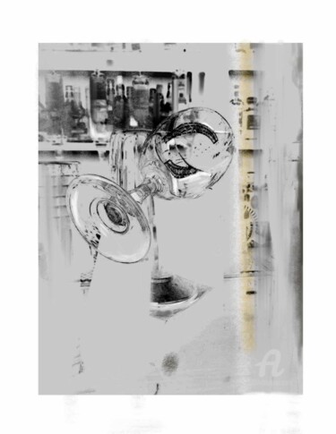 Digital Arts titled "The bar" by Vasileia Sarri (Vicky), Original Artwork, Photo Montage