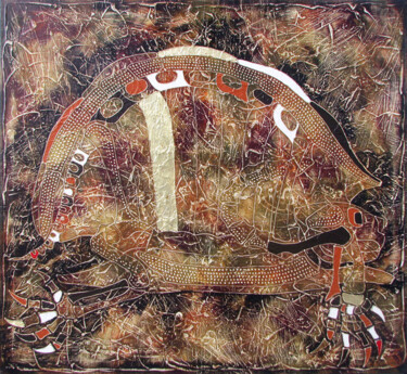 Pintura intitulada "Objekt №3. PSEUDEMY…" por Vasili Zianko, Obras de arte originais, Acrílico