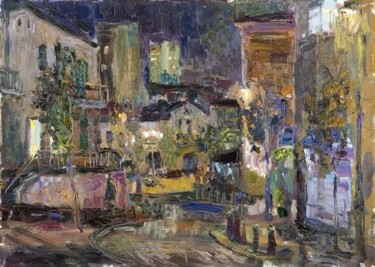 「Иерусалим. Ночной г…」というタイトルの絵画 Василий Шихановによって, オリジナルのアートワーク