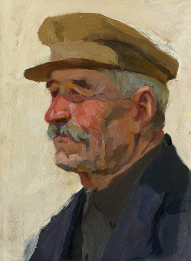 绘画 标题为“Portrait of the cha…” 由Vasiliy Strigin, 原创艺术品, 油