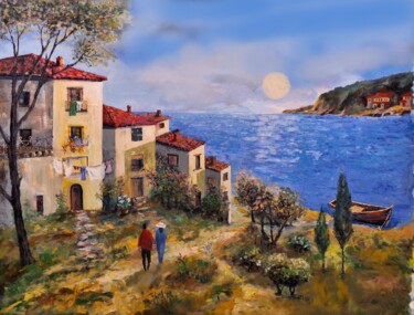 Malarstwo zatytułowany „Mediterranean parad…” autorstwa Vasko Delev, Oryginalna praca, Akryl