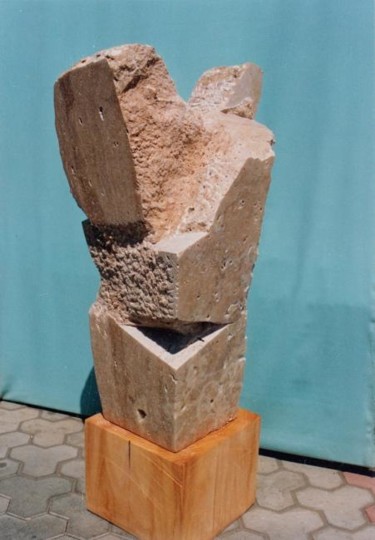 Sculpture intitulée "the man-cactus" par Vasyl, Œuvre d'art originale