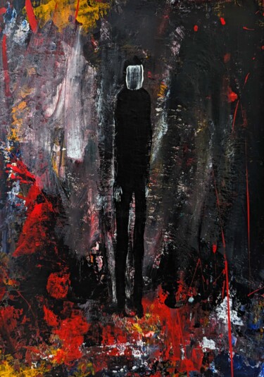 Картина под названием "Apocalyptic" - Vaxo Lang, Подлинное произведение искусства, Акрил