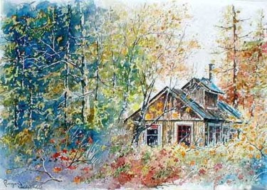 Cabane A Sucre Painting By Roger Vedeilhe Artmajeur