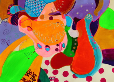 Malerei mit dem Titel "420. Candy Sugar: A…" von Veera Zukova, Original-Kunstwerk, Acryl