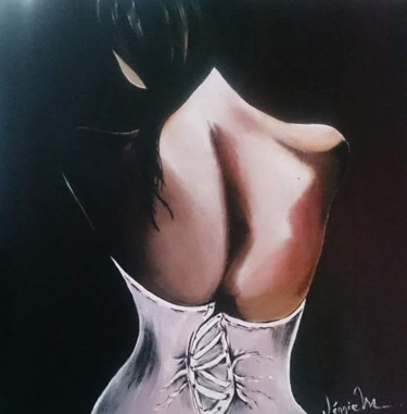 Painting titled "sensualité" by Venniev, Original Artwork, Acrylic