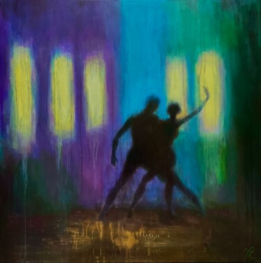 "DANCE OF LIGHT" başlıklı Tablo Vera Klimova tarafından, Orijinal sanat, Petrol