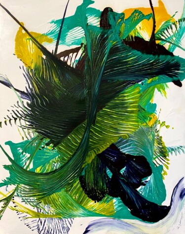 Картина под названием "Tropics" - Vera Zvyagina, Подлинное произведение искусства, Акрил