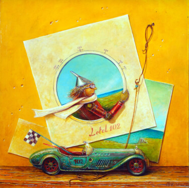 绘画 标题为“La vitesse” 由Philippe Vercellotti, 原创艺术品, 丙烯