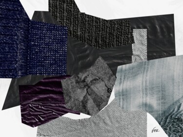 Collages intitulée "Collage Artwork" par Vercmagnus - The Leather Collage Master, Œuvre d'art originale, Collages