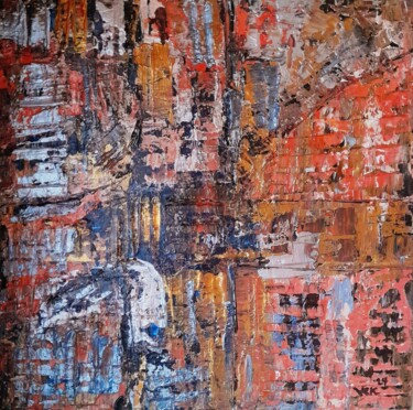 제목이 "Salmon | Abstract B…"인 미술작품 Vercmagnus로, 원작, 아크릴 목재 패널에 장착됨