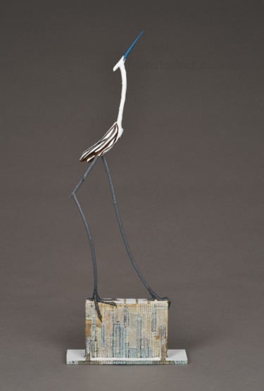 Sculpture intitulée "Elévation" par Véro Lombard, Œuvre d'art originale, Bois