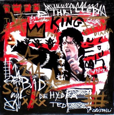 Painting titled "KING OF POP" by Vero Cristalli, Original Artwork
