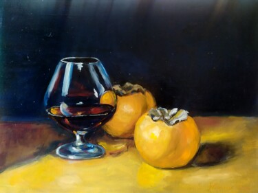 绘画 标题为“Cachi e vino” 由Veronica Ciccarese, 原创艺术品, 油