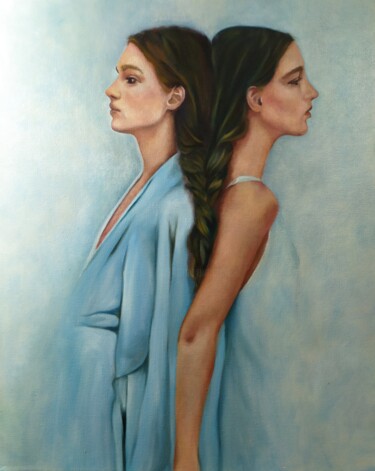 Painting titled "Body and soul" by Veronica Ciccarese, Original Artwork, Oil