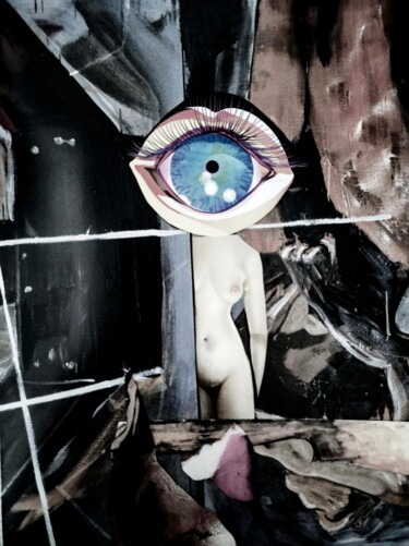 Collages titulada "mirame" por Verónica Risalde, Obra de arte original, Impresión digital