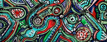 Картина под названием "Life in Colors 65" - Veronica Vilsan, Подлинное произведение искусства, Акрил