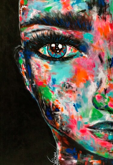 Peinture intitulée "Colors of the Soul" par Veronica Vilsan, Œuvre d'art originale, Acrylique