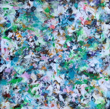 Pittura intitolato "Life in Colors 77" da Veronica Vilsan, Opera d'arte originale, Acrilico Montato su Telaio per barella in…