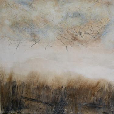 Peinture intitulée "Le ciel en émoi 1 D…" par Véronique Attia, Œuvre d'art originale, Acrylique