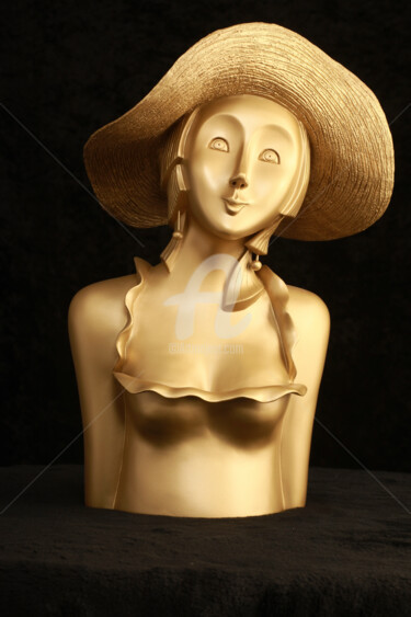 Sculpture intitulée "Claudia 2/8" par Véronique Clanet, Œuvre d'art originale, Résine