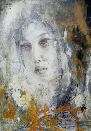 Peinture intitulée "États d'âme" par Véronique Emmanuelle Bernard, Œuvre d'art originale, Acrylique