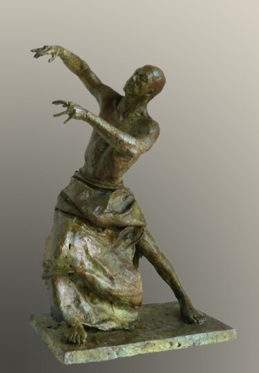 Sculptuur getiteld "Butô" door Pico Sculpteur, Origineel Kunstwerk, Bronzen