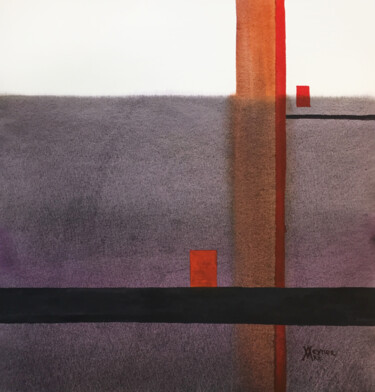 Pittura intitolato "The choice. Abstrac…" da Natalia Veyner, Opera d'arte originale, Acquarello