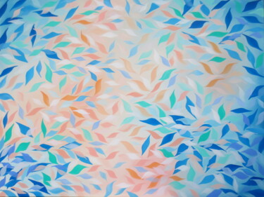 Painting titled "Spring" by Eva Pearl, Original Artwork, Acrylic Mounted on Wood Stretcher frame