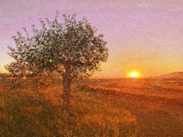Arte digital titulada "The apple tree 2508…" por Viajacobi, Obra de arte original, Pintura Digital