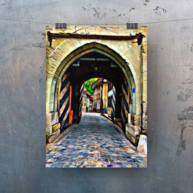 Digital Arts με τίτλο "At the Gate to Frib…" από Viajacobi, Αυθεντικά έργα τέχνης, Ψηφιακή ζωγραφική