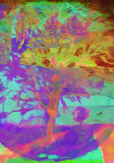 Digital Arts titled "Autumn Winds" by Viajacobi, Original Artwork, Digital Painting