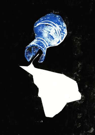 Εκτυπώσεις & Χαρακτικά με τίτλο "Молоко на ступенях…" από Victor Shefer, Αυθεντικά έργα τέχνης, 2D ψηφιακή εργασία