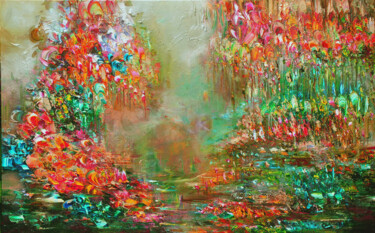 Pintura titulada "Candy Woods" por Victoria Horkan, Obra de arte original, Oleo Montado en Bastidor de camilla de madera