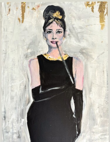 Pintura titulada "Iconic beauty" por Victoria Kiritopoulo, Obra de arte original, Acrílico Montado en Bastidor de camilla de…
