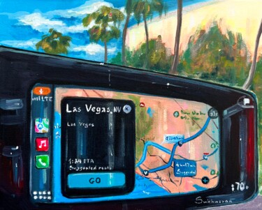 "Let’s go to Vegas" başlıklı Tablo Victoria Sukhasyan tarafından, Orijinal sanat, Akrilik