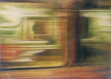 Картина под названием "Station to Station" - Victoria Wallace, Подлинное произведение искусства