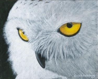Painting titled "All Eyes On Us: Sno…" by Victoria Armstrong, Original Artwork