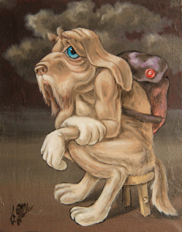 Pintura titulada "Wanderer" por Victor Molev, Obra de arte original, Oleo