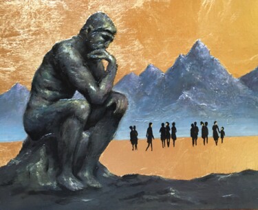 Картина под названием "About life" - Viktor Kurson, Подлинное произведение искусства, Акрил